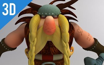 3D Cartoon Model - Film & Publicity