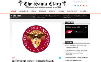 The Santa Clara website