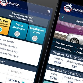Eurotunnel mobile booking module