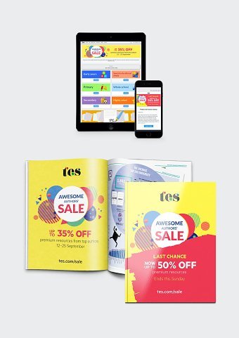 Digital and print design for marketing campaign