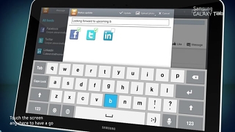 Samsung Galaxy SII on screen start up animation