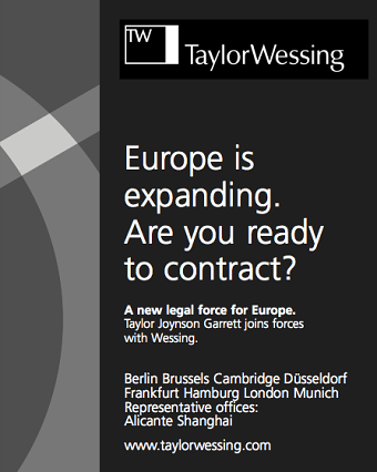 This week's project: A campaign for lawyers, Taylor Wessing.