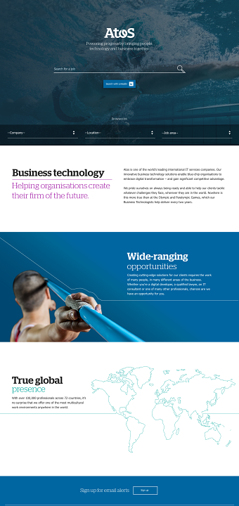 Atos Global Careers Website