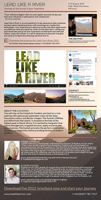Flyer design, video and mini website