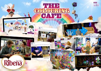 Ribena: Digital Marketing Campaign - The Ribena Colouring Cafe