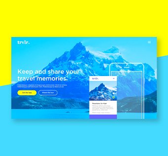 DailyUI #003 Landing Page