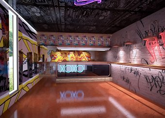 scroll ice cream shop