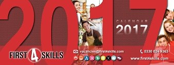 First4Skills 2017 Desktop Calendar