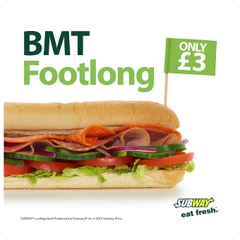 Subway Footlong BMT Translite