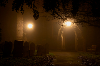 Night and foggy walk