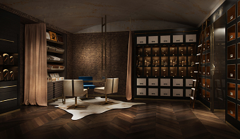 Cigar Lounge at Harrods