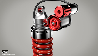 3D Suspension, Damping Control, Shock System, Motorbike