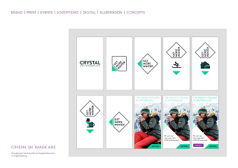 Crystal Ski Animated Banners