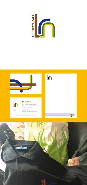 RH Electricals branding