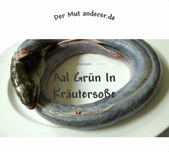 2017 Relaunch of iconic food blog "Der Mut Anderer" (courage of others)