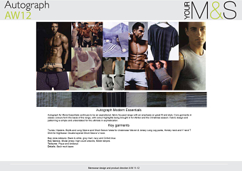 Mens Essentials and multi product designer
