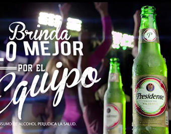 El coro presidente en la pelota