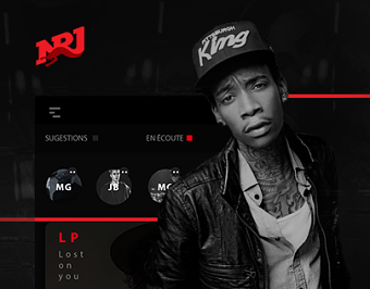 NRJ - Website & App - Redesign Concept