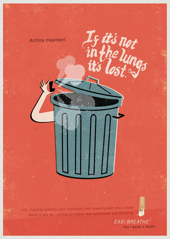 Teva Easi-Breathe awareness print campaign