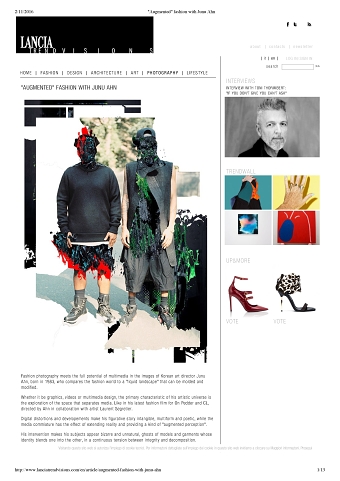 "AUGMENTED" FASHION WITH JUNU AHN - Lancia Trendvisions