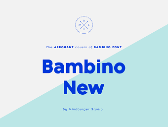 Bambino New Font Family