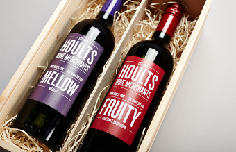 Hoults Wine Merchants Brand Identity