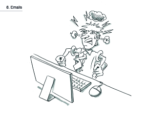 Marriott Hotels etiquette guide cartoons