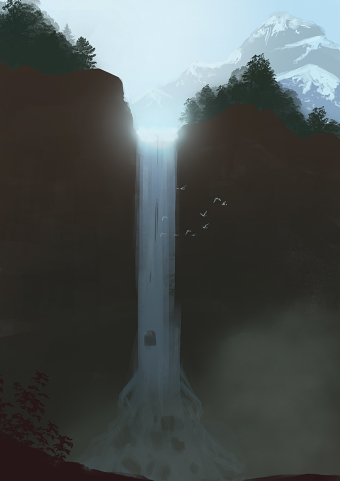 Concept art - Waterfall
