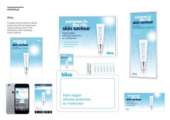 Bliss World product campaign