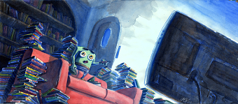 Illustrations for the website of Ziix the Invader
