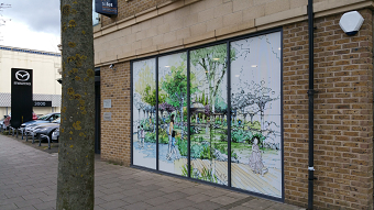 Beaumont House Nursey Window Graphics