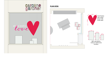 Window display and Point of Sale