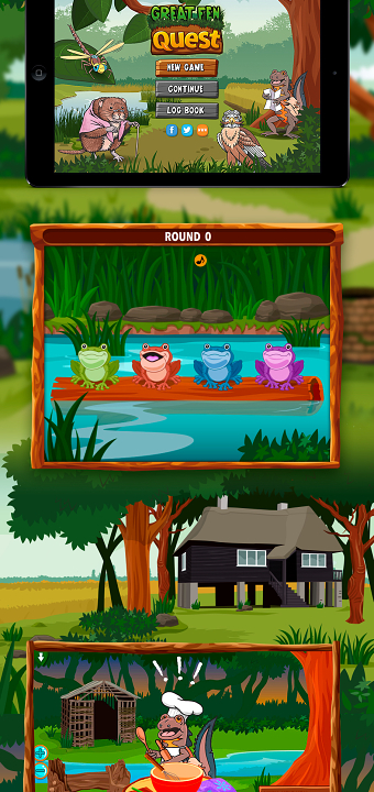 Great Fen Quest Mobile app game