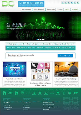 Digital Oriented - Renewed Website