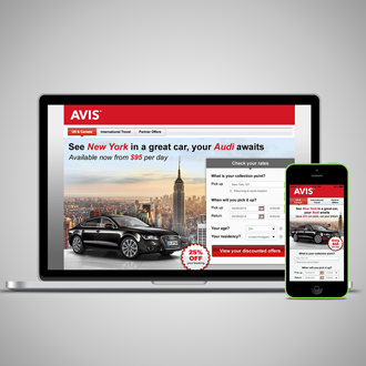 Avis Landing pages