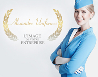 ALEXANDRE  UNIFORMES website & logo design