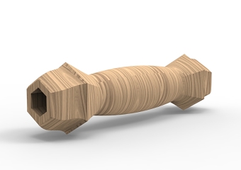 Wood Stand 3D Modelling