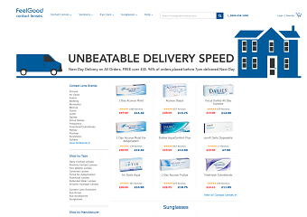 Web Banner proposal for Feel Good Contacts