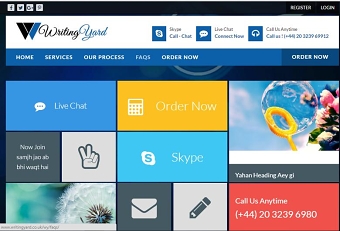 Writing Yard Website