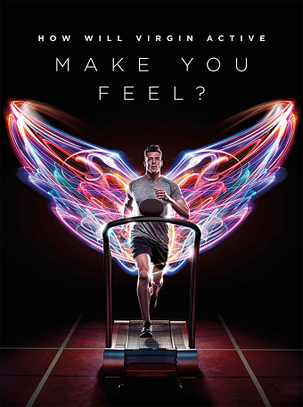 Alexander Rhind for Virgin Active UK. Agency: Iris Worldwide