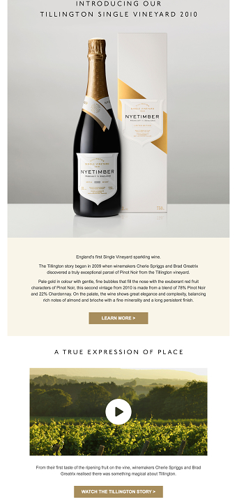 Product Launch — Nyetimber Wine