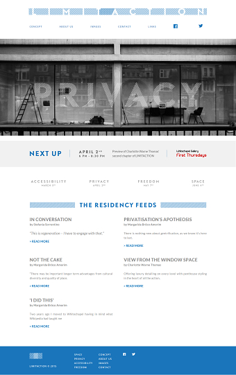 LIMITACTION // Residency