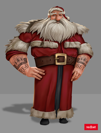 Badass santa Character design