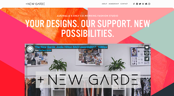 Website copywriting for a fashion co-sharing studio