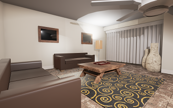Home Interior Living Room Environment