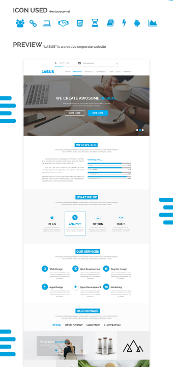 "LABUS" Creative Corporate Website