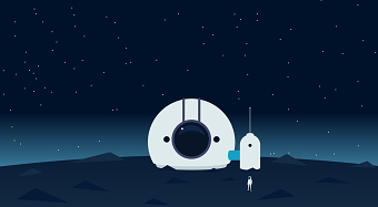 A Spacefaring Motion Graphic