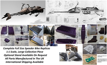Star Wars Full Size Speeder Bike Prop