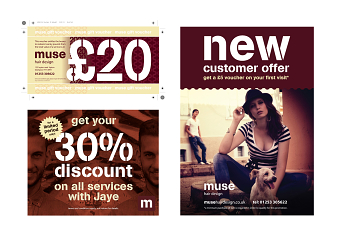 Unisex hair salon branding