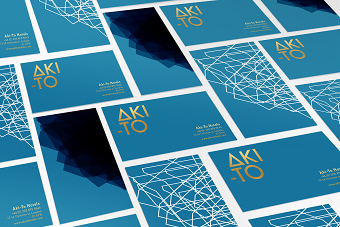 Hotel branding and visual identity for AKI-T0